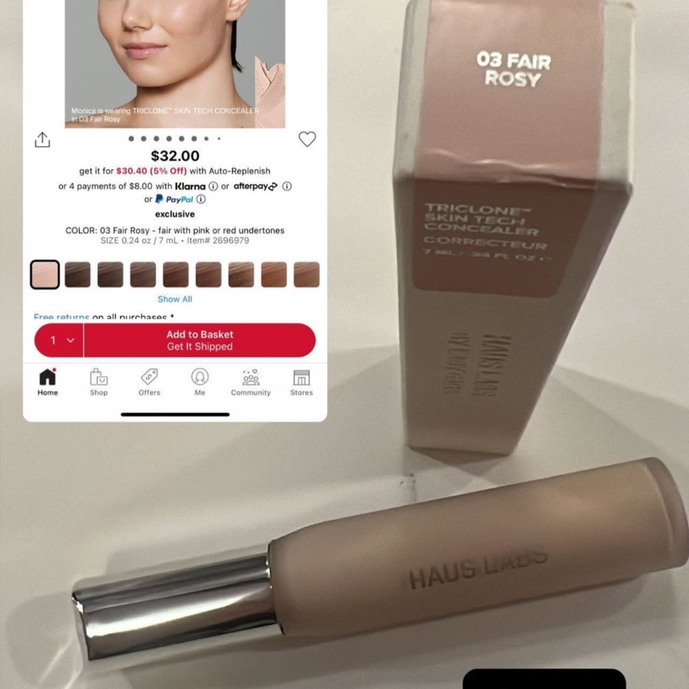 Haus Labs By Lady Gaga Triclone Skin Tech Concealer - Fair Rosy